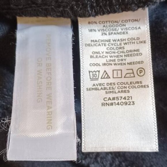 NWOT LOFT "Made and Loved" Modern Velvet Skinny Jeans in Black Size 8 (29) - Picture 12 of 12